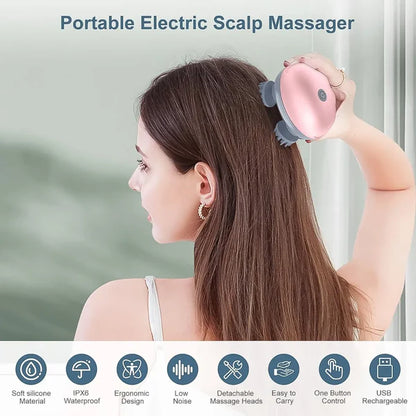 SPARKDEALS™ Electric Head Massager